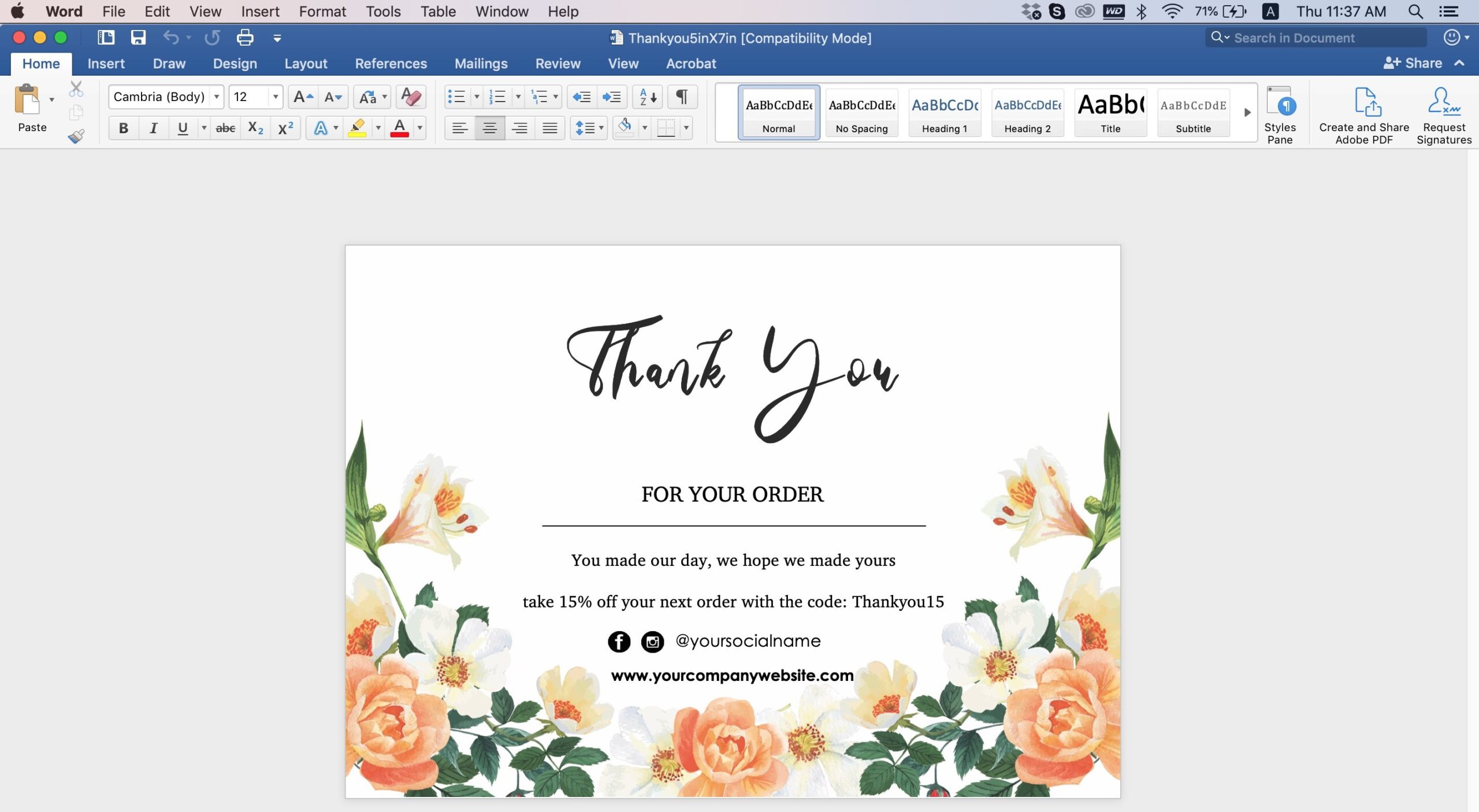 Thank You CARD ID08 Aiwsolutions
