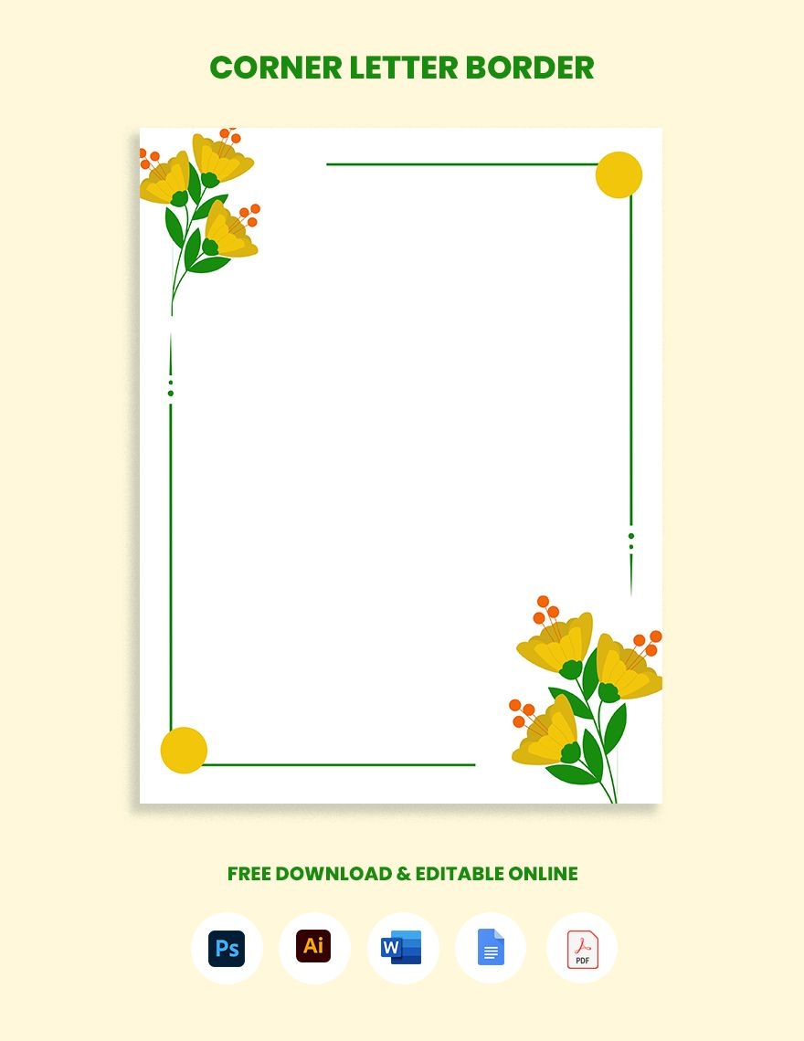 Thanksgiving Border In Illustrator PSD PDF SVG PNG Download Template