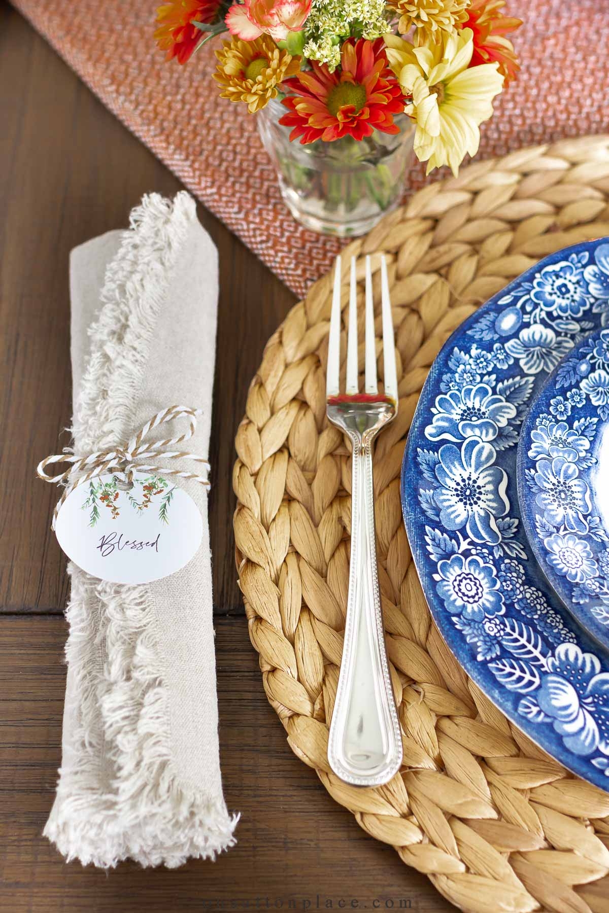 Thanksgiving Napkin Rings Free Printable On Sutton Place