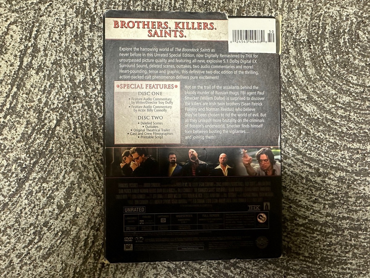 The Boondock Saints Unrated Special Edition Dvd Cover Printable