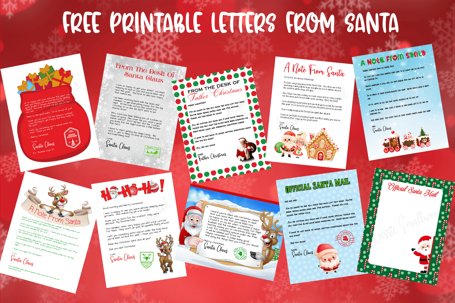 THE CUTEST Letters From Santa Cassie Smallwood
