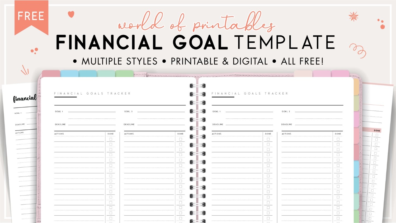 Free Printable Editable Financial