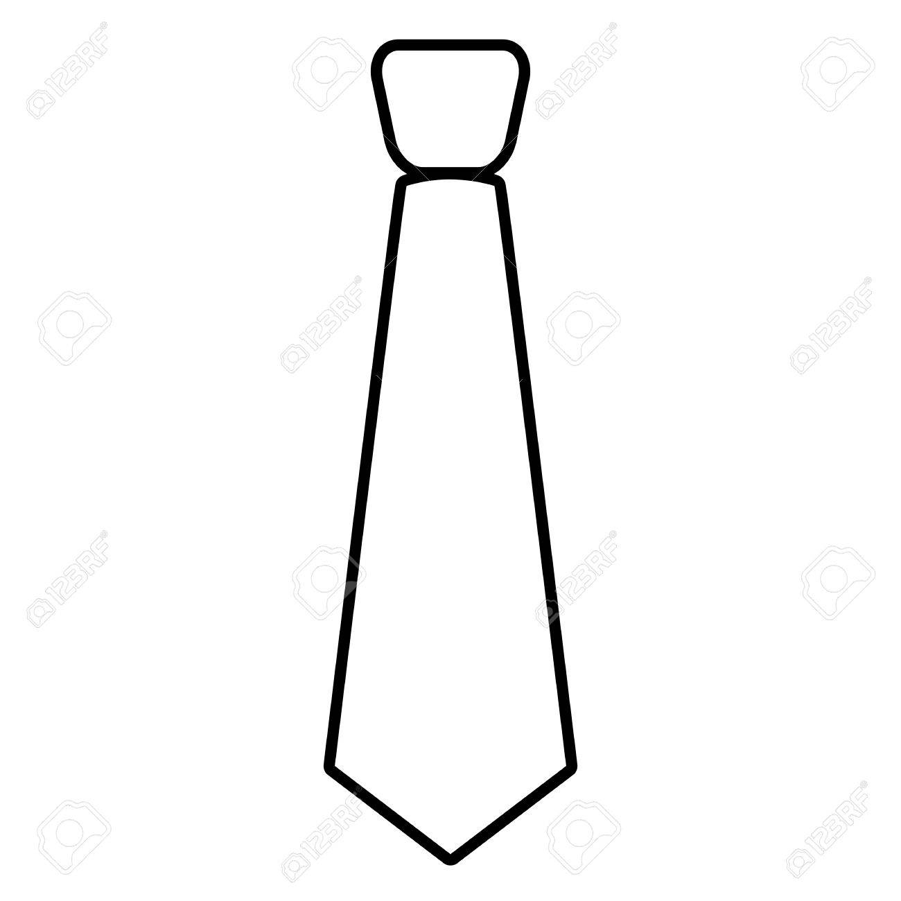 Tie Line Icon Vector Illustration On White Background Royalty Free SVG Cliparts Vectors And Stock Illustration Image 50803435 