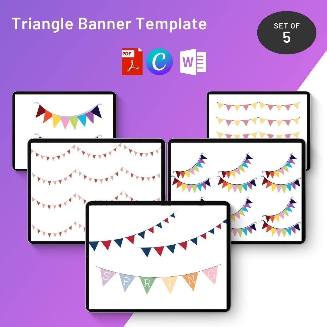 Editable Banner Shappe Printable