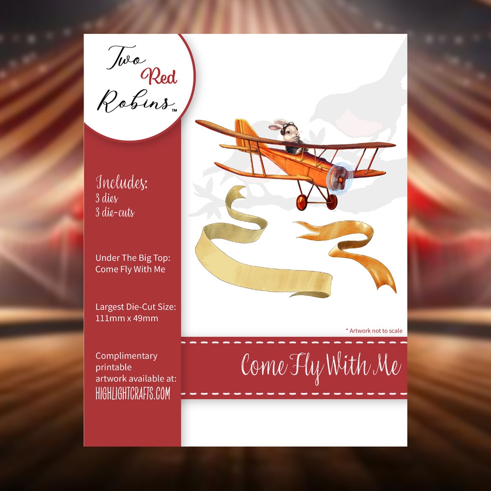 Two Red Robins Come Fly With Me Die Set Highlight Crafts