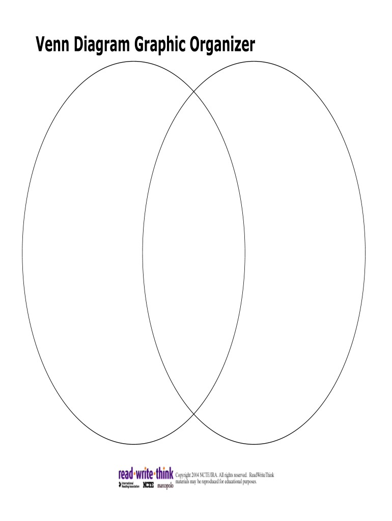 Venn Diagram Template 2 Circles Printable Fill Online Printable Fillable Blank PdfFiller