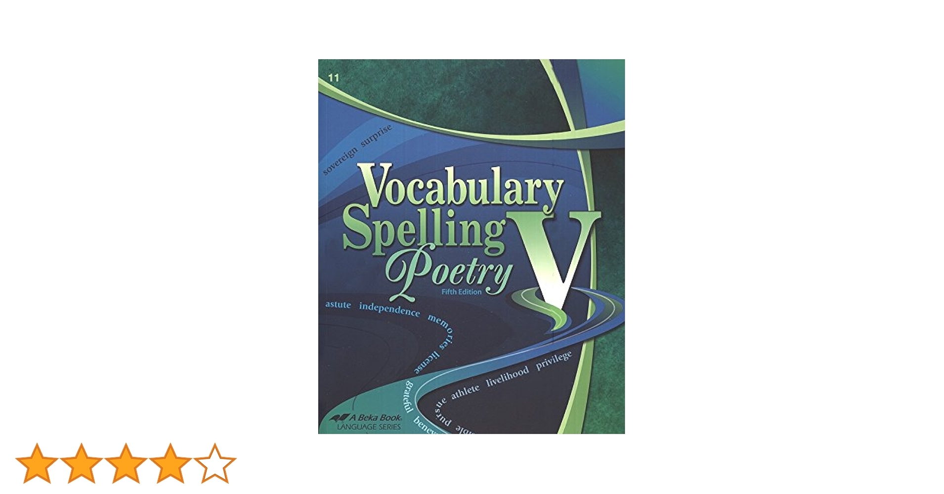 Vocabulary Spelling Poetry V Student Textbook Fifth Edition Grade 11 A Beka Book A Beka Book 4000522009747 Amazon Books