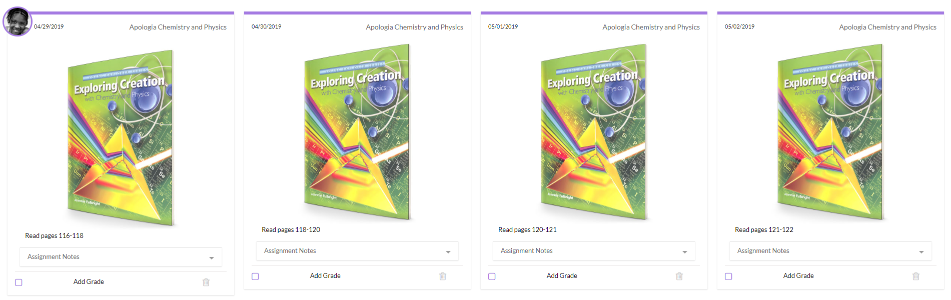 Well Planned Gal Curriculum Schedule For Apologia Exploring Creation With Chemistry Physics Well Planned Gal