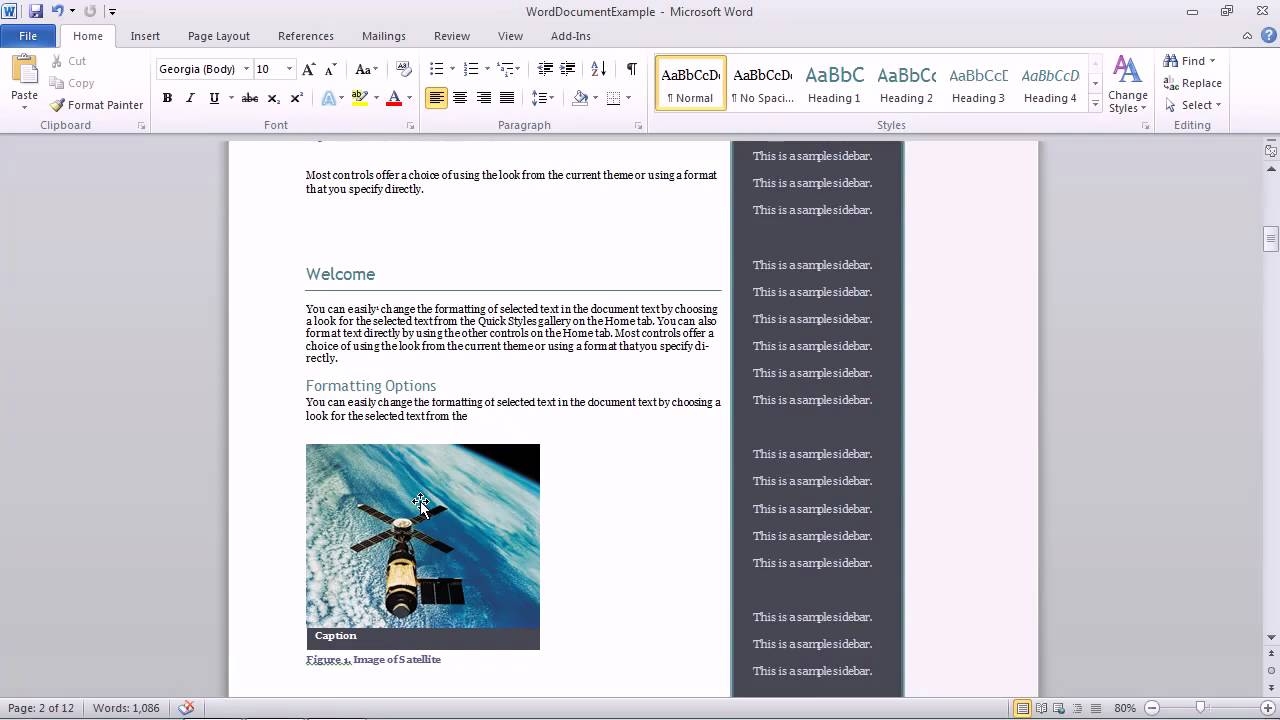 Word 2010 Use Print Layout View For Most Document Development Tasks YouTube