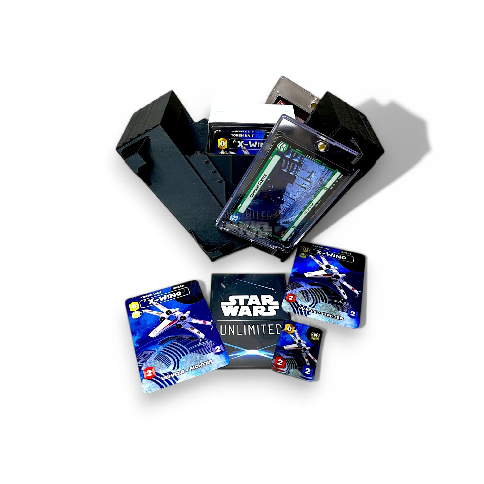 X wing And Tie Fighter Tokens Star Wars Unlimited TCG Standard Sized Cards And Mini Sized Tokens Metal Acrylic Or Card Stock Etsy