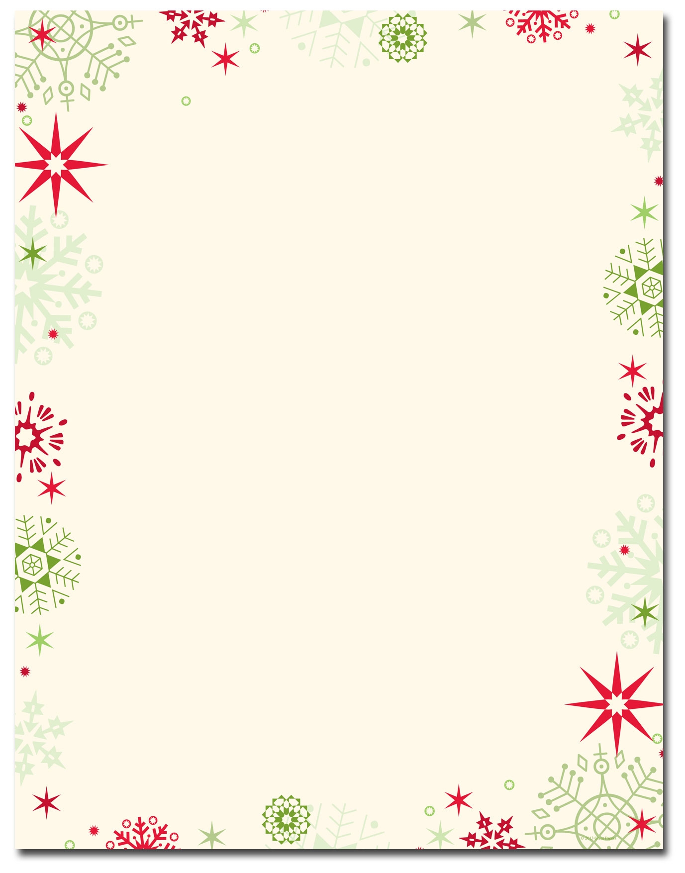 Free Printable Editable Christmas Stationary