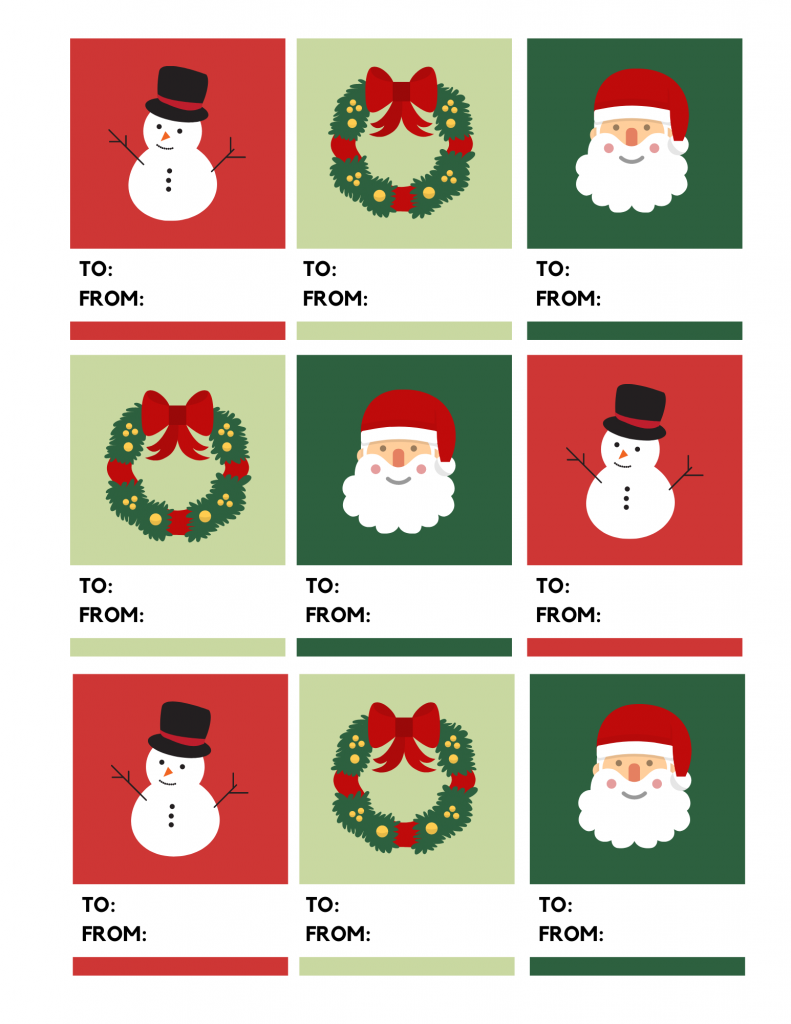 Free Cute Editable Printable Christmas Gift Labels