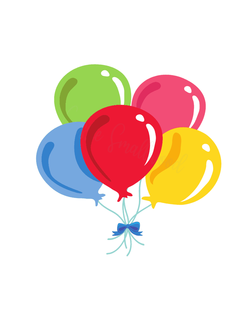 Editable Birthday Balloon Template Printable