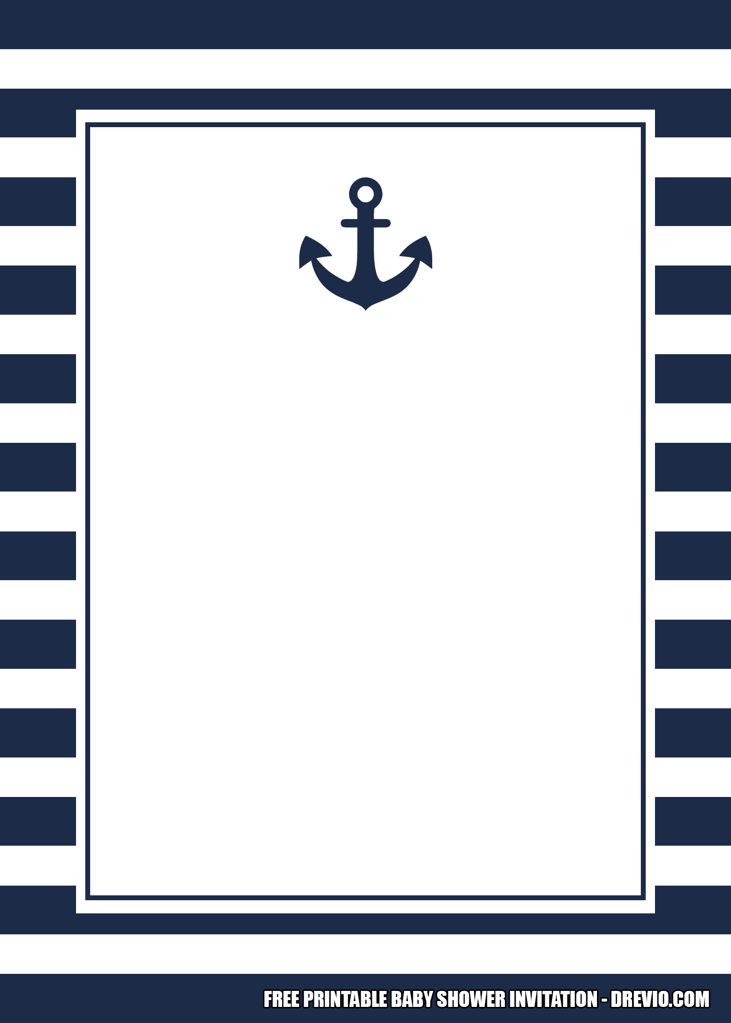 15 FREE Nautical Birthday Invitation Templates
