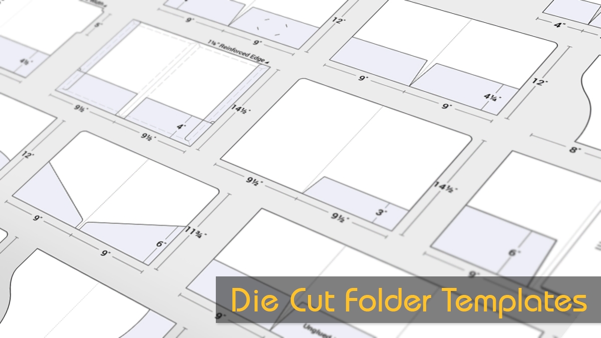 180 Free Die Cut Folder Templates Pocket Folder Dieline Templates