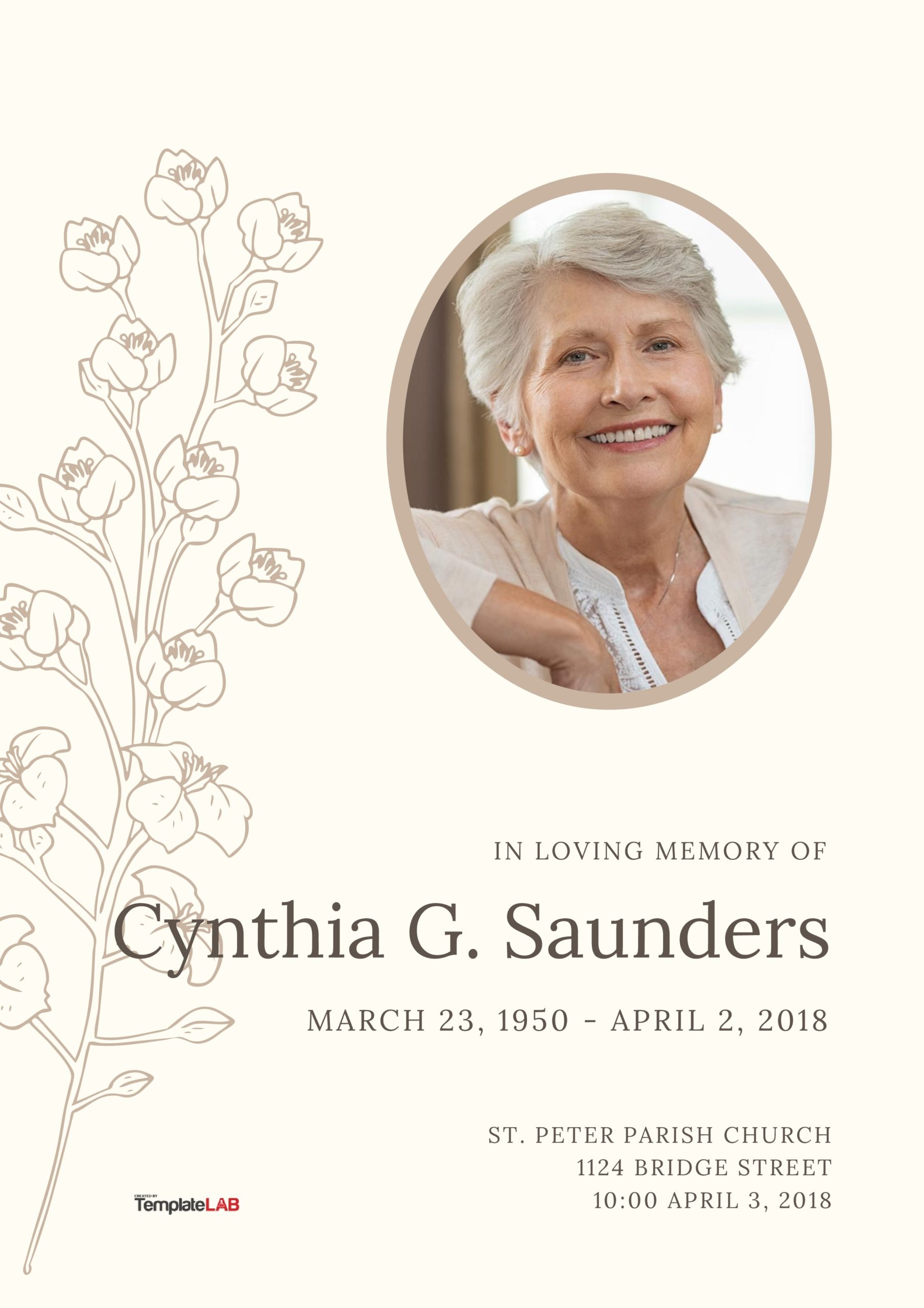 Where Can I Get A Editable Printable Funeral Template Program From