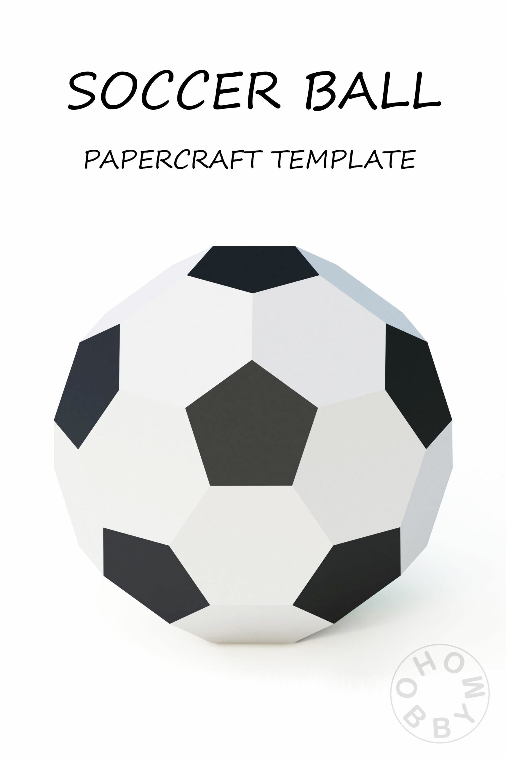 3d Soccer Ball Template Printable Online