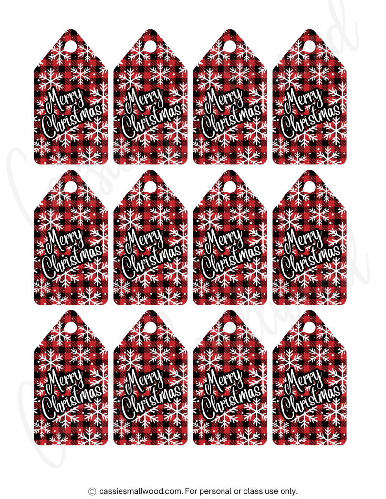 400 CUTEST Printable Christmas Tags Free PDF Cassie Smallwood
