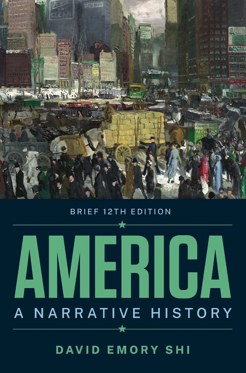 Amazon America A Narrative History 9780393882506 Shi David E Books