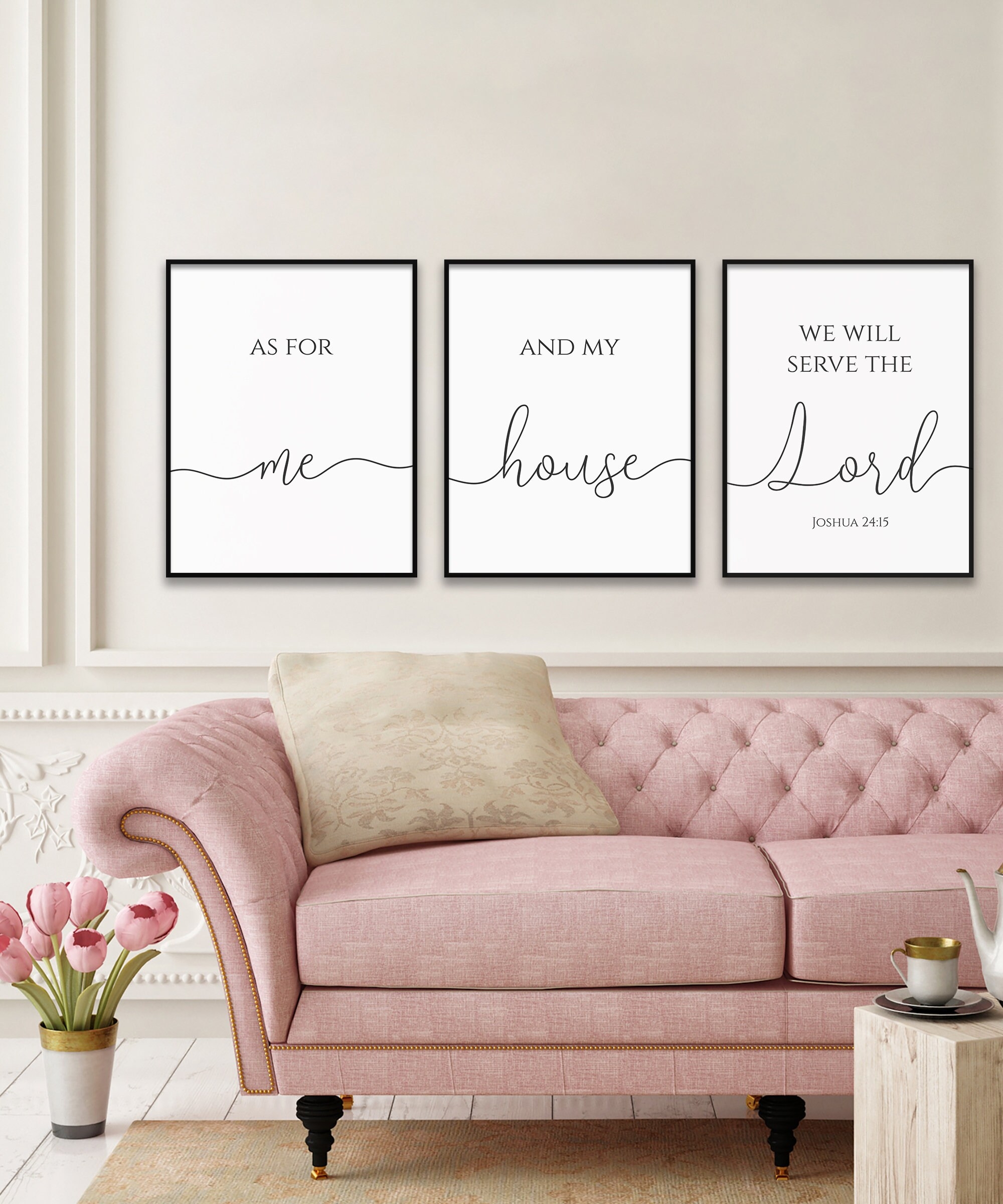 Wedding Sign Editable Printable Joshua 21:15 Kjv