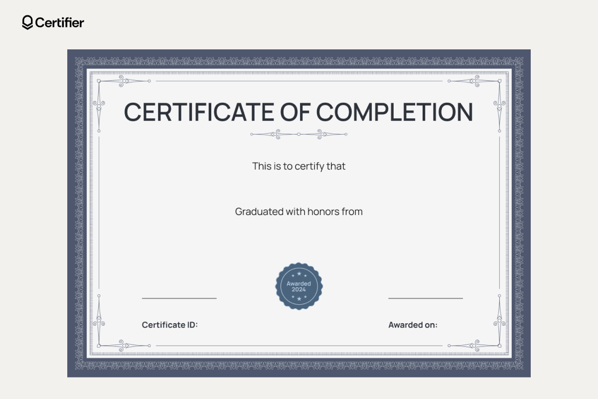 Don't Have Editable Certificate Printable Template What Can I Do