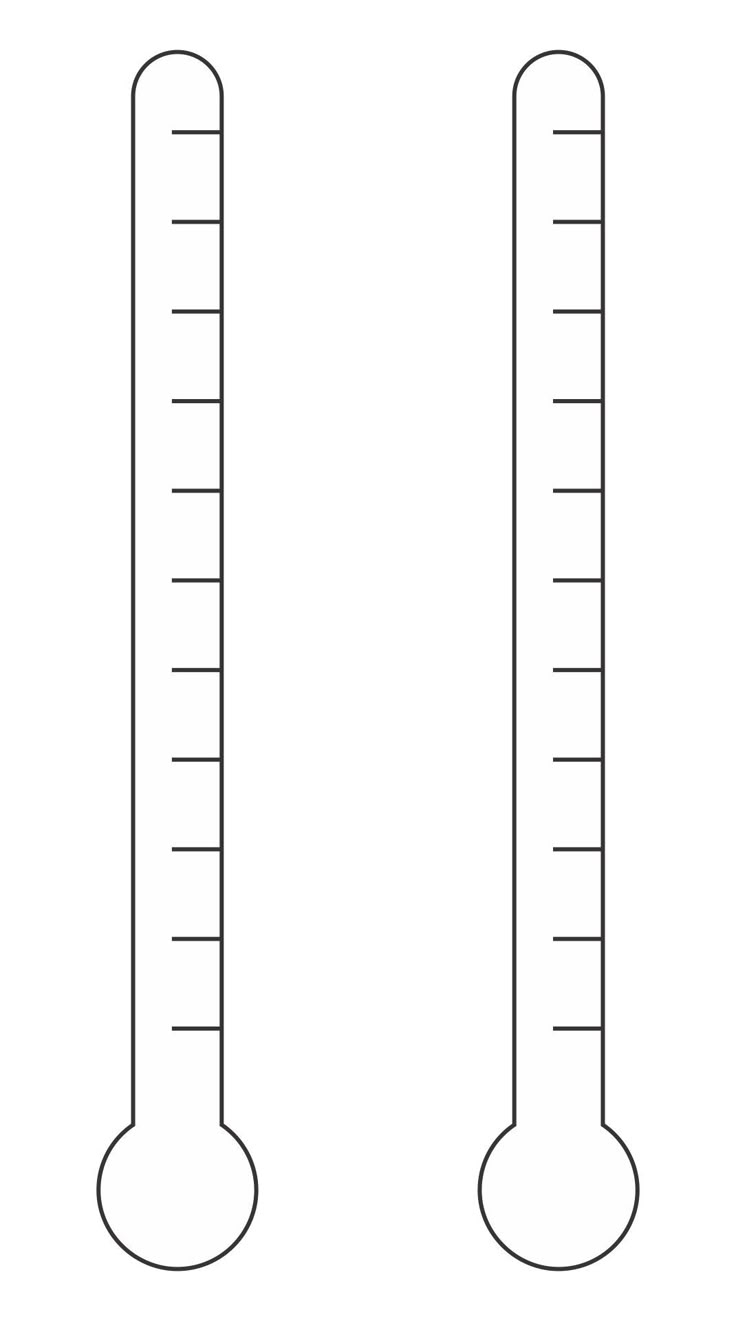 Blank Thermometer 10 Free PDF Printables Printablee