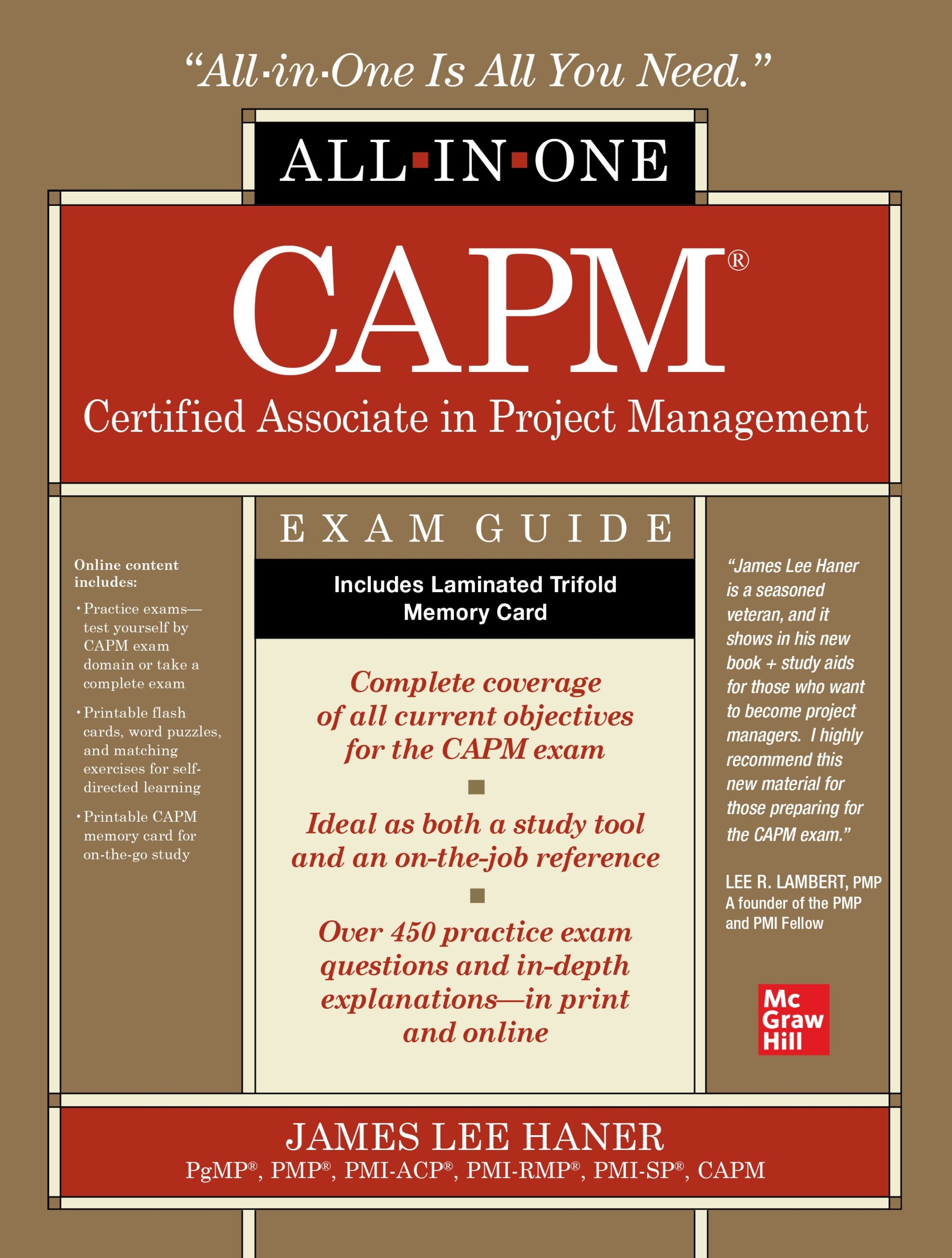 CAPM Certified Associate In Project By James Lee Haner 9781260467604 RedShelf