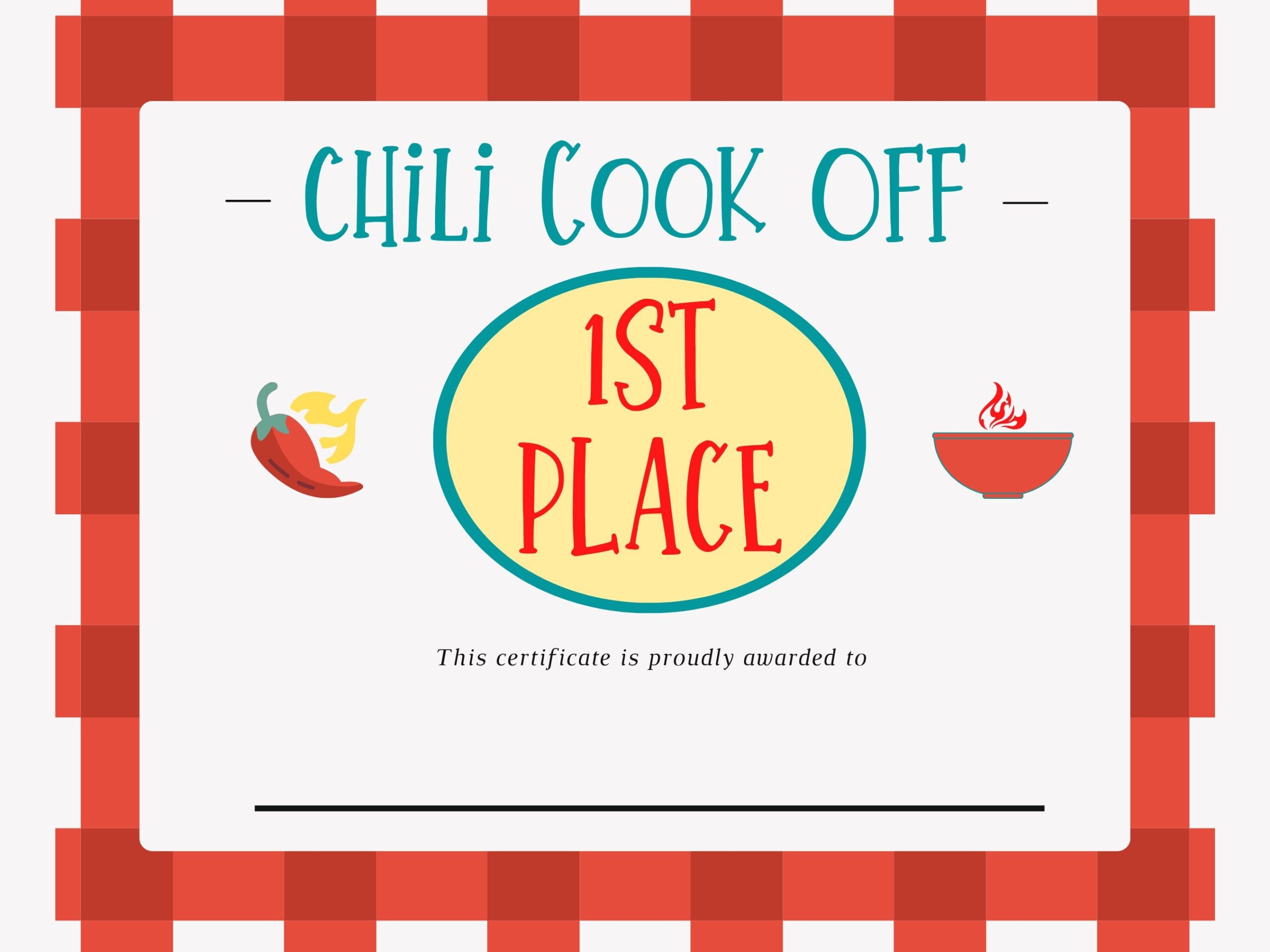 Chili Cook Off Party Printables Score Cards Award Certificates Invitation And More Digital Download Etsy