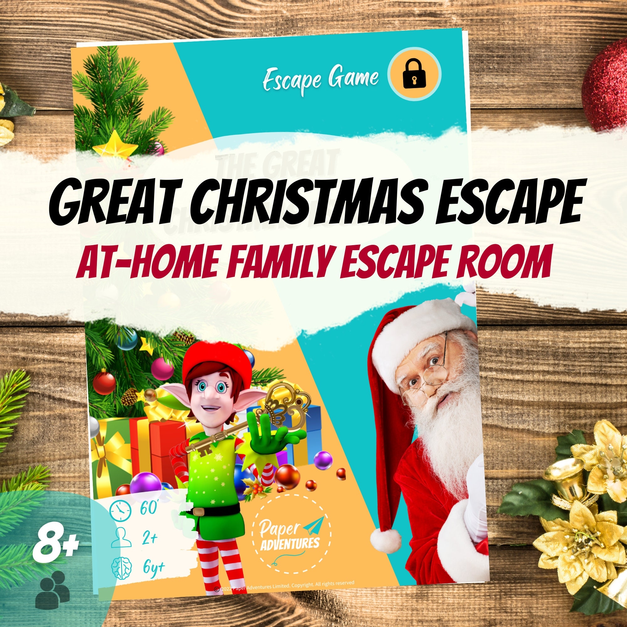 Escape Room Christmas Edition Printable