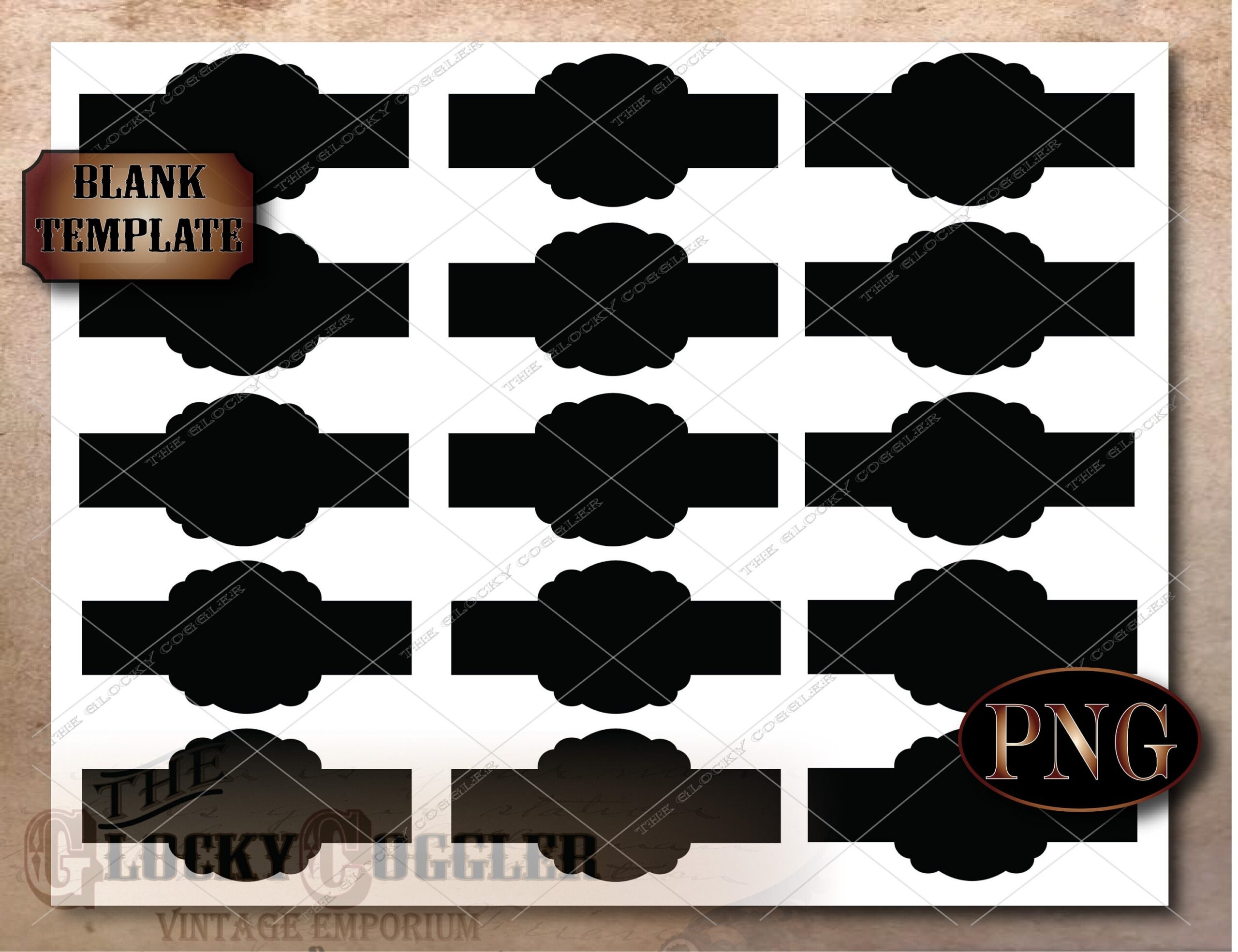 Free Printable And Editable Cigar Band Template