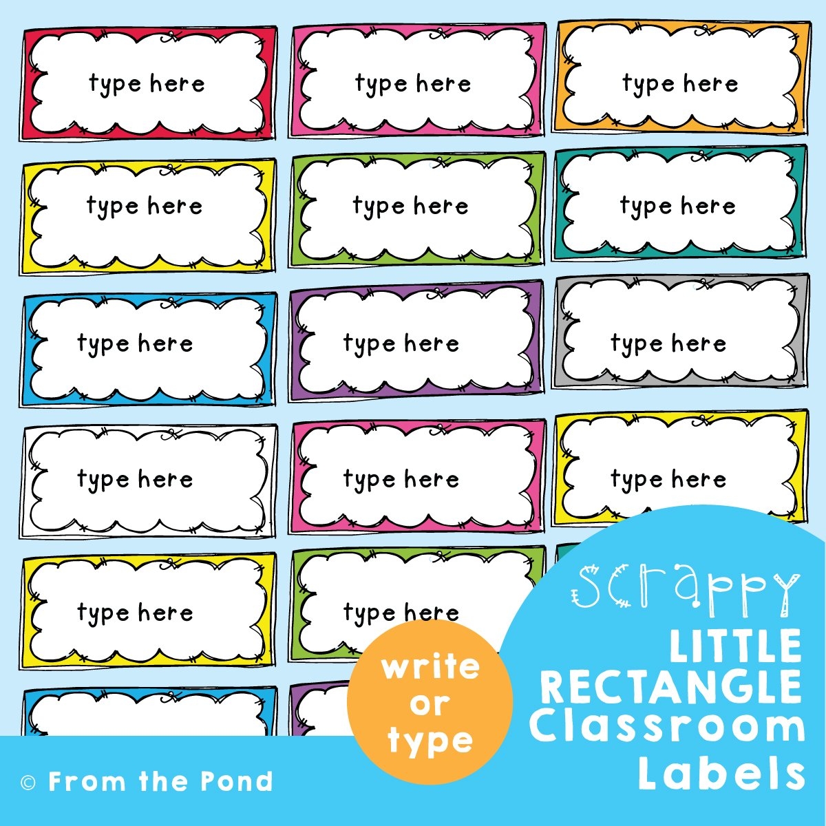 Classroom Labels To Organize Your Classroom Equipment From The Pond Worksheets Library
