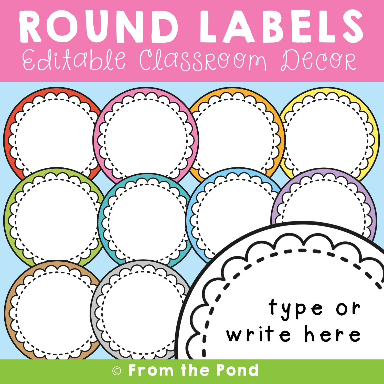 Classroom Labels To Organize Your Classroom Equipment From The Pond Worksheets Library