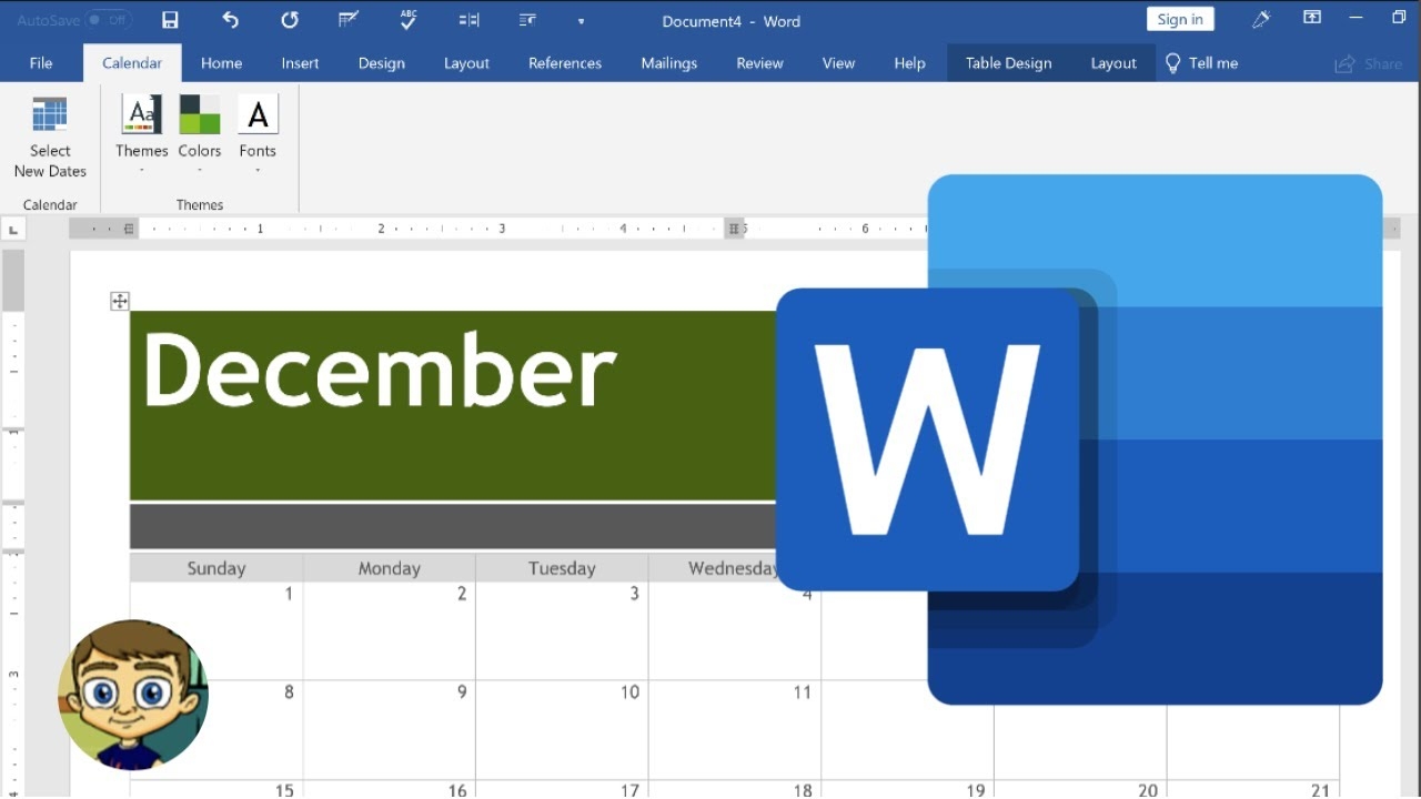 How To Edit A Printable Calendar