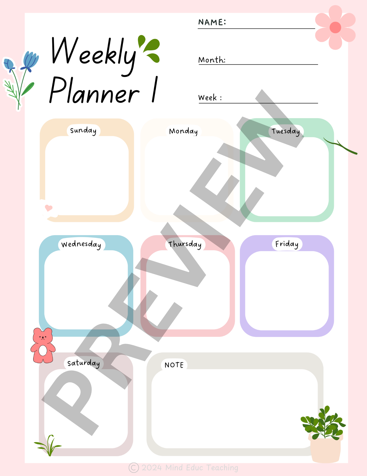 Happy Planner Editable And Printable Subject Stickers