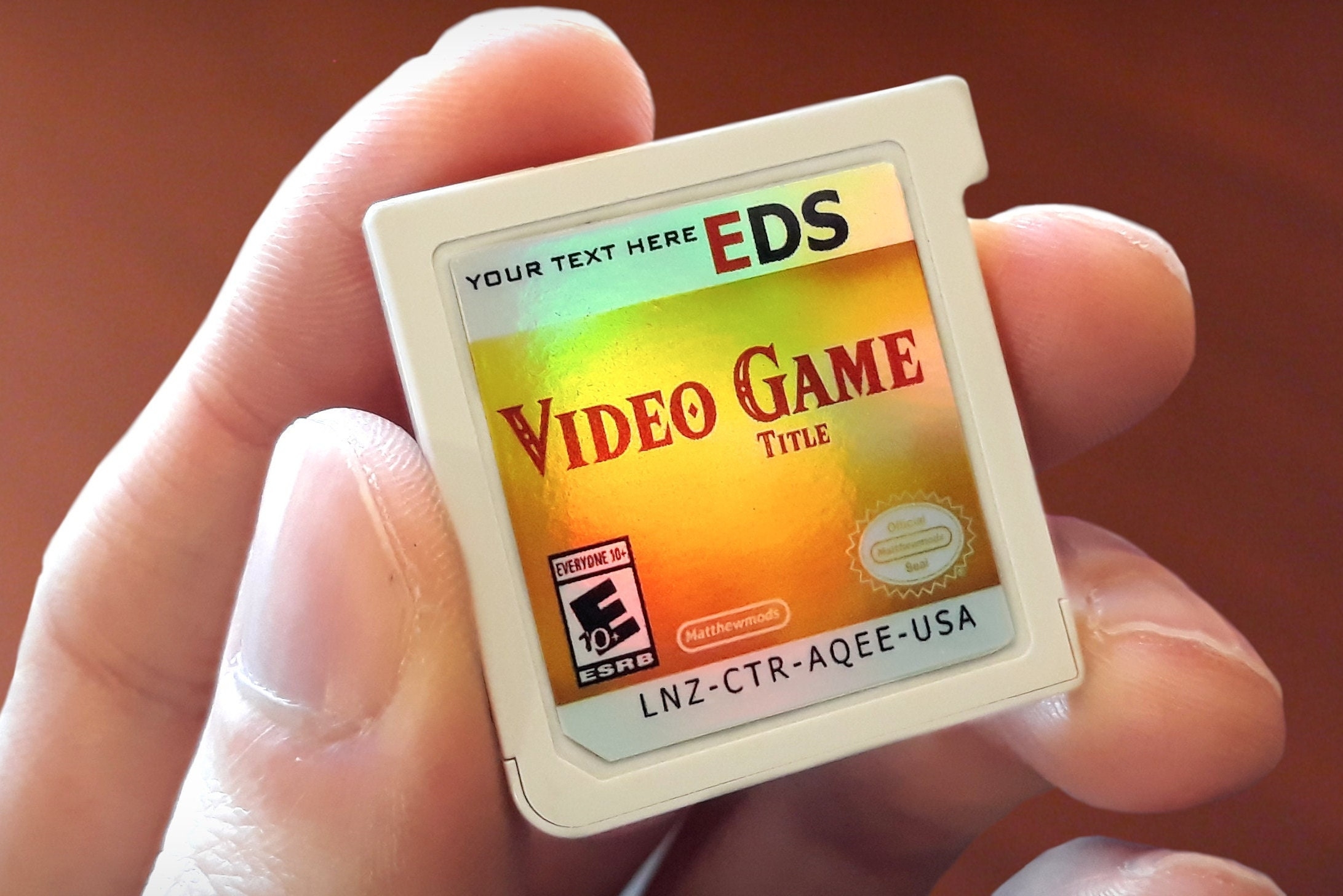 DS 3DS Cartridge Labels Etsy