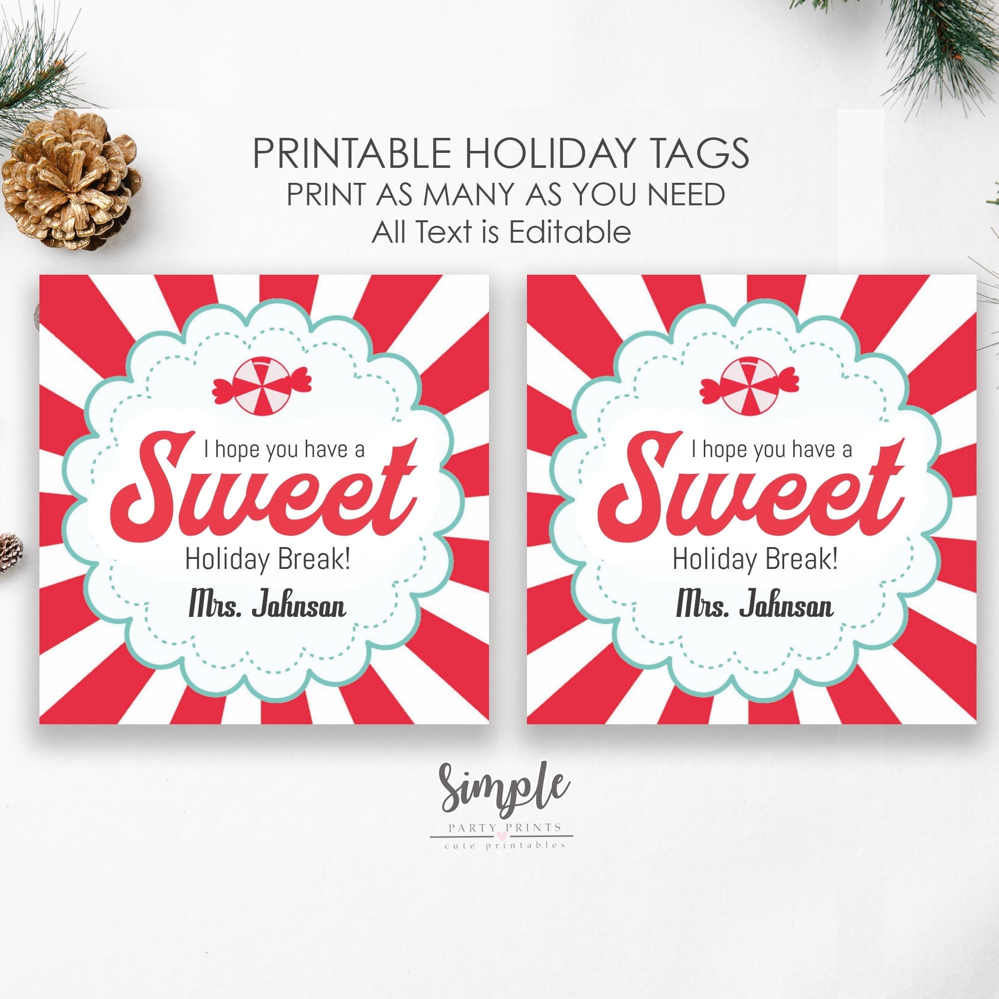 Editable Christmas Gift Tags Merry Christmas Tag Hot Cocoa Label Hot Chocolate Bomb Printable Holiday Student Teacher Gift Tags Corjl Etsy