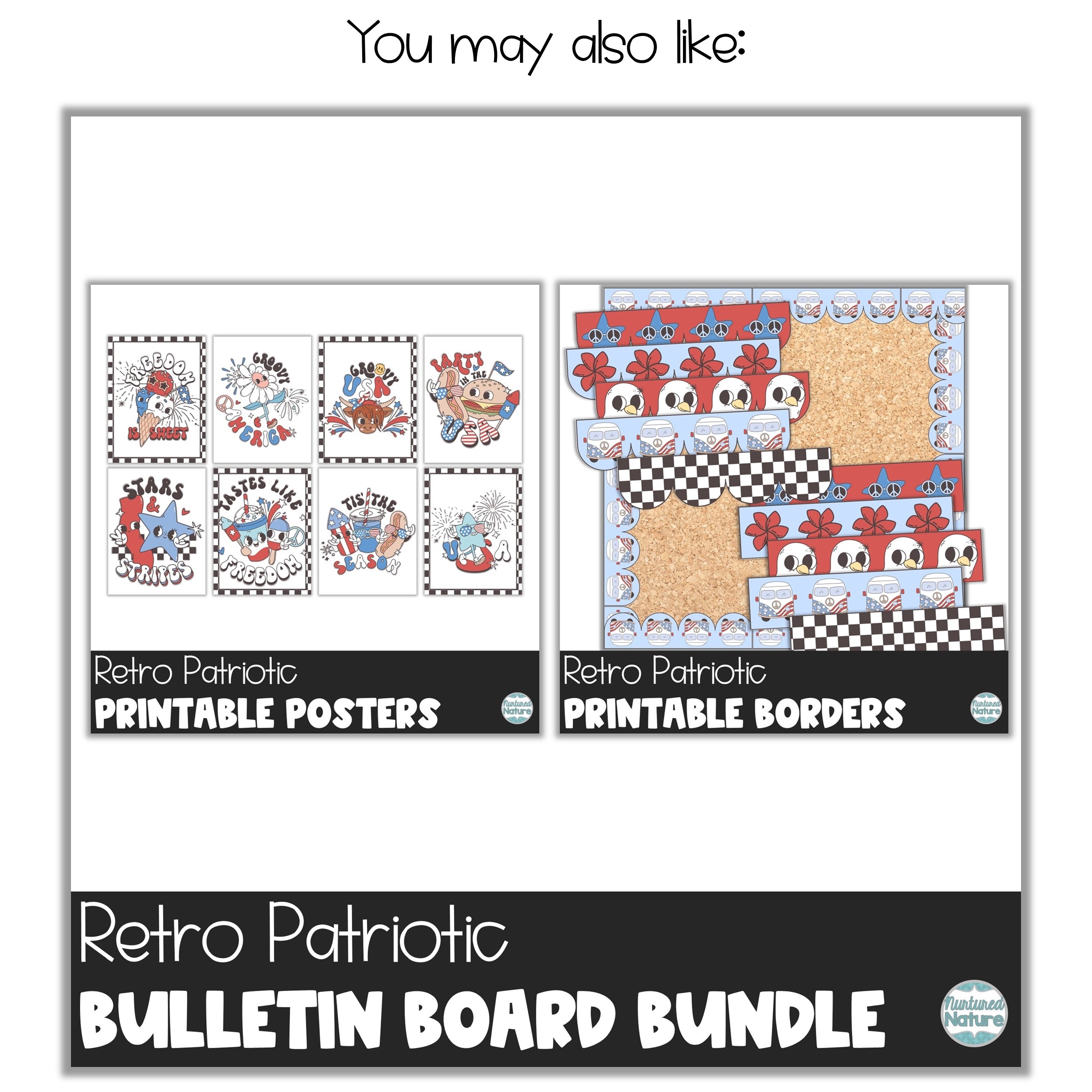 Editable Name Plates Patriotic Retro Name Tags For Desks Made By Teachers
