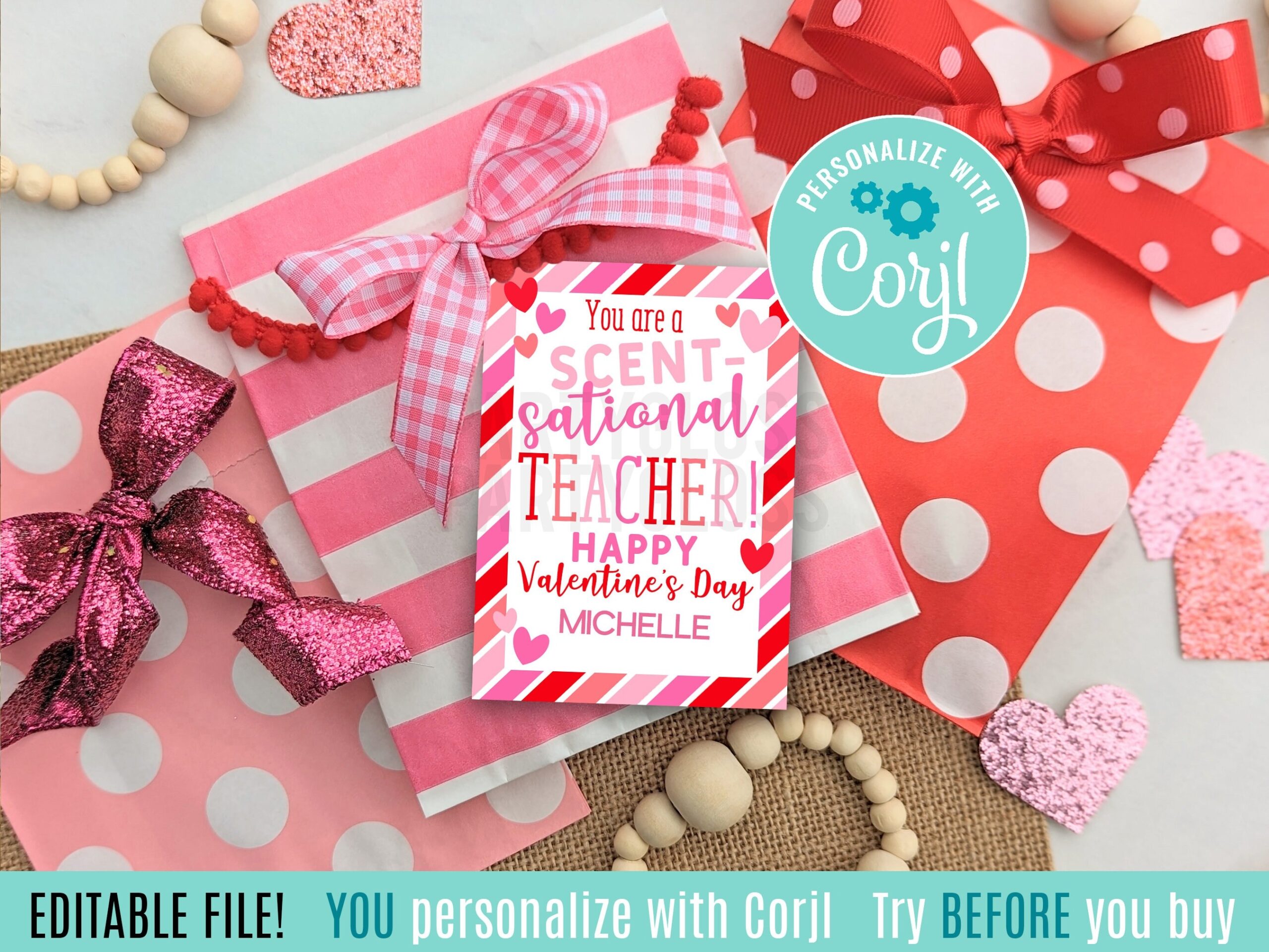 Editable Scentsational Teacher Printable