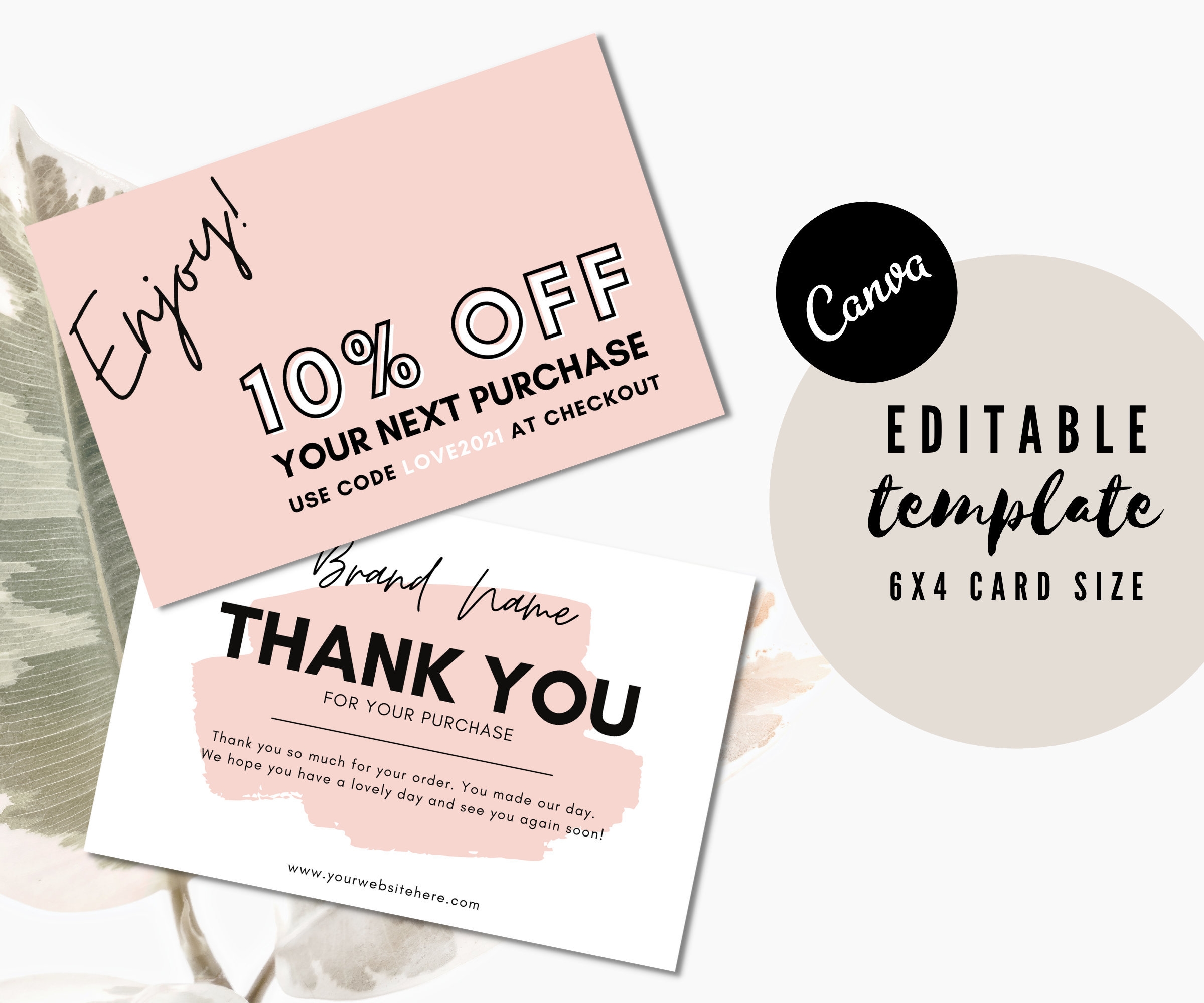 I Owe You Card Printable Editable