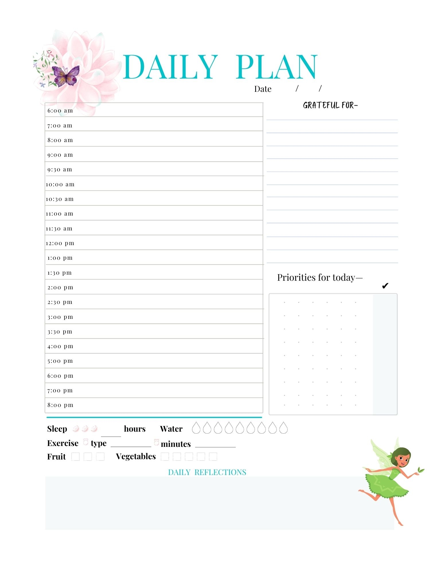 Fairy Garden Planner Hey There Bliss