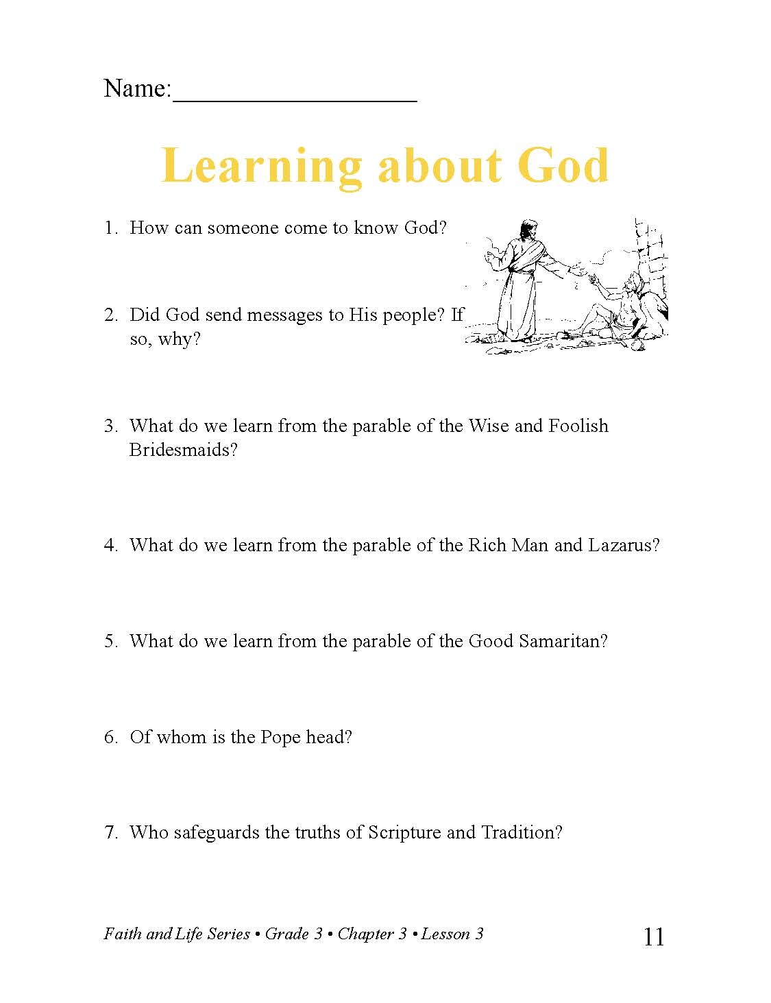 Faith And Life Grade 3 Our Life With Jesus Catholic Heritage Curricula