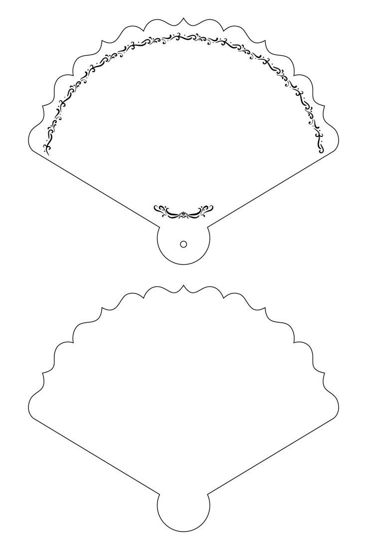 Fan Template 15 Free PDF Printables Printablee