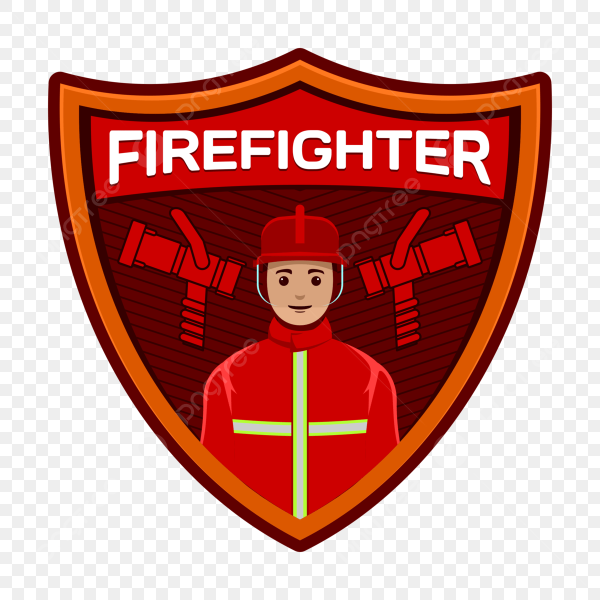 Editable + Printable + Fireman's Badge