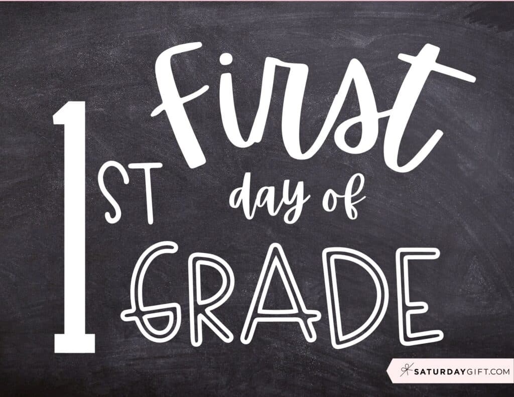 First Day Of School Sign Printable Cute Free Printable Designs