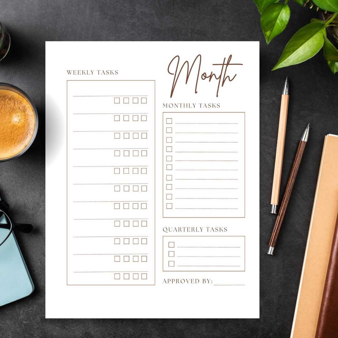 Free Printable Floral Need List Editable