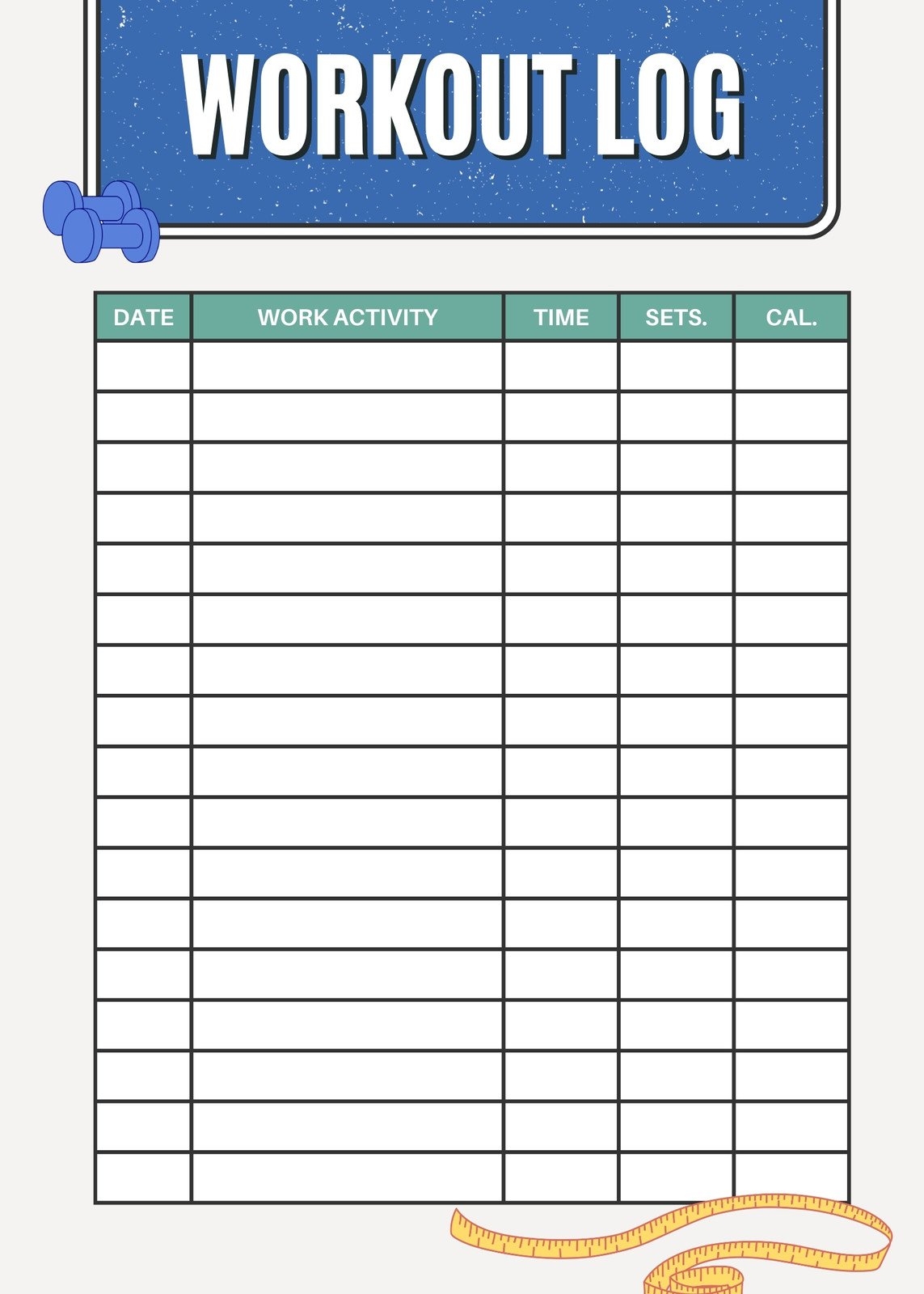 Free And Customizable Log Templates