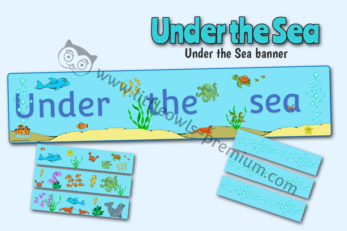 FREE And PREMIUM Under The Sea Early Years EYFS Editable Printable Resources Activities Little Owls Resources Free And Premium Early Years Printables