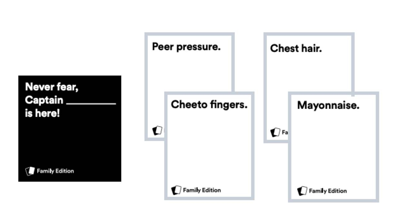 Cards Against Humanity: Family Edition Printable