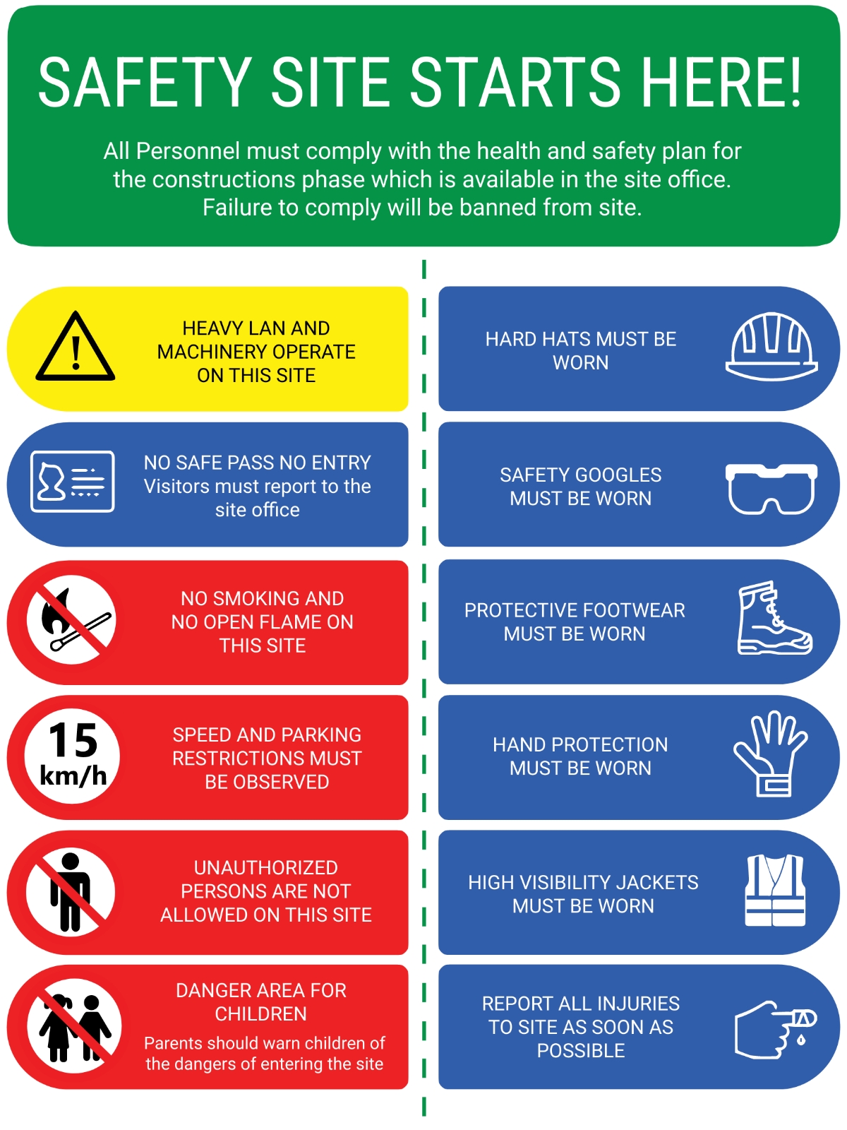 Free Caution Sign Templates Editable And Printable