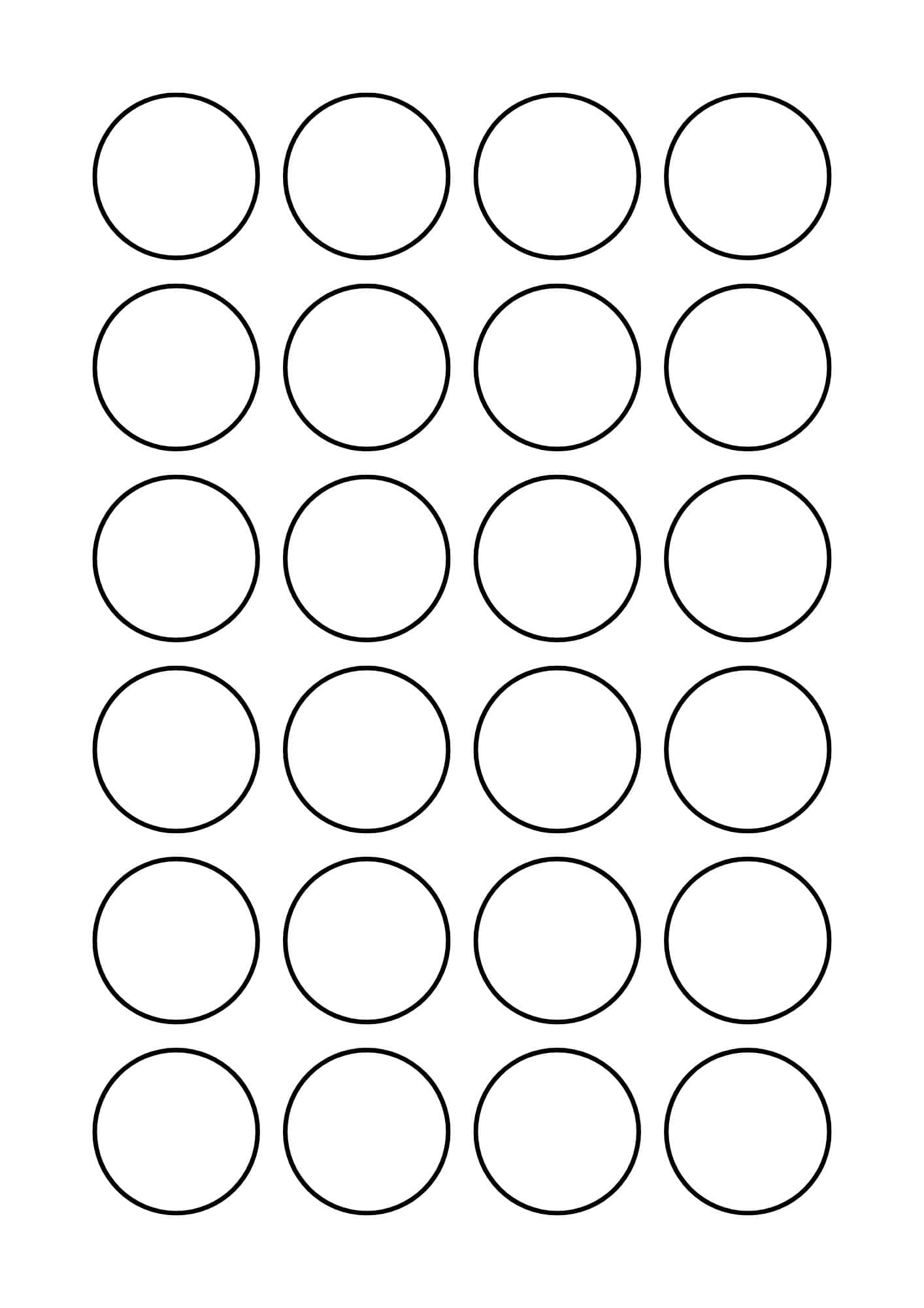 Free Circle Template Printable 12 Different Sizes The Pink Craft Box